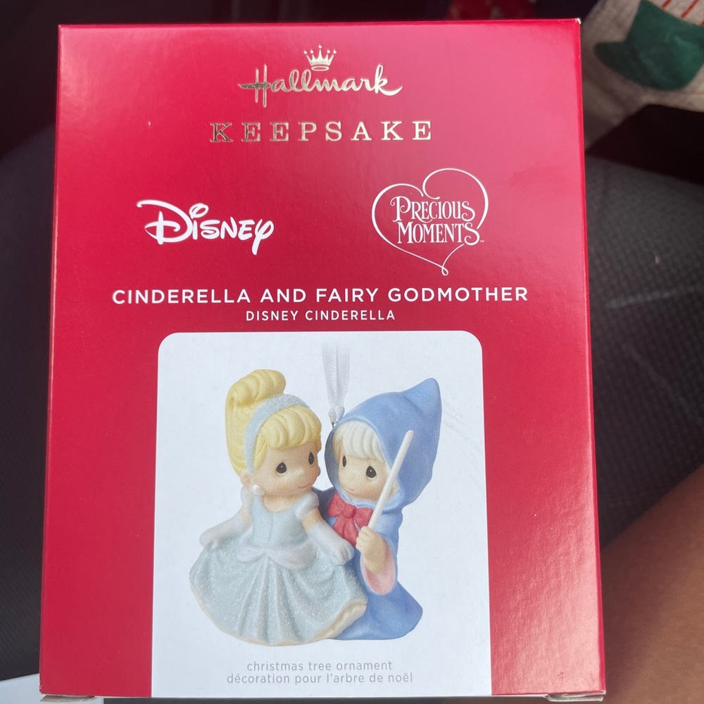 2021 Hallmark Cinderella & Fairy Godmother Precious Moments